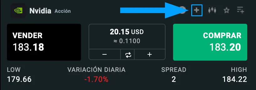 Comprar acciones de Nvidia en XTB - Paso 3