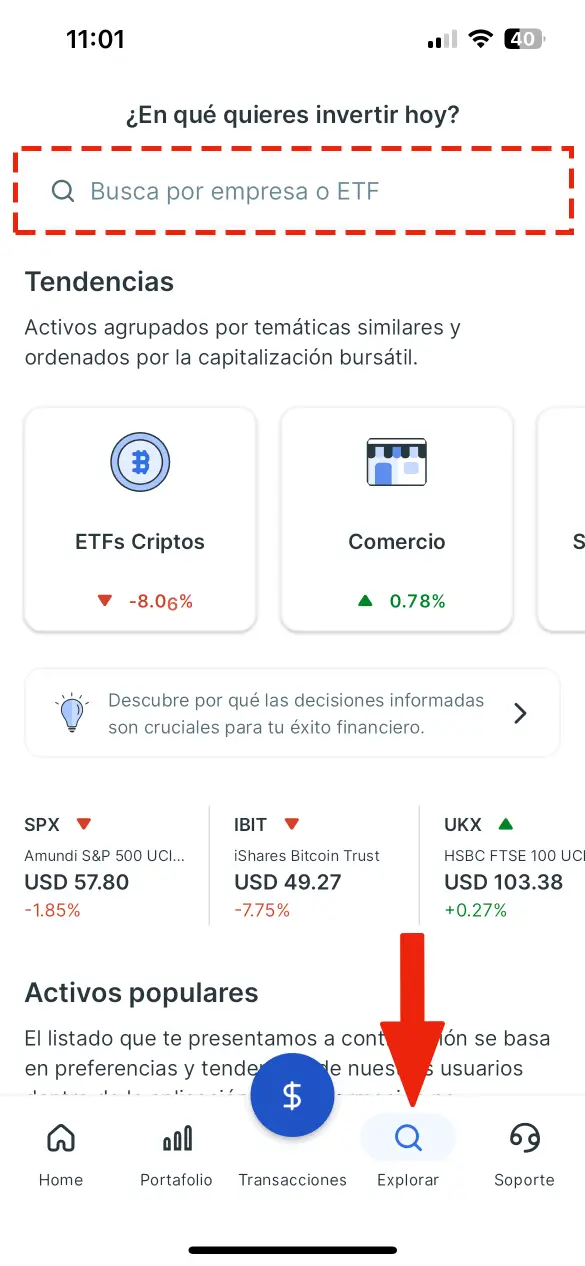 Comprar acciones de Nvidia en Tyba - Paso 3