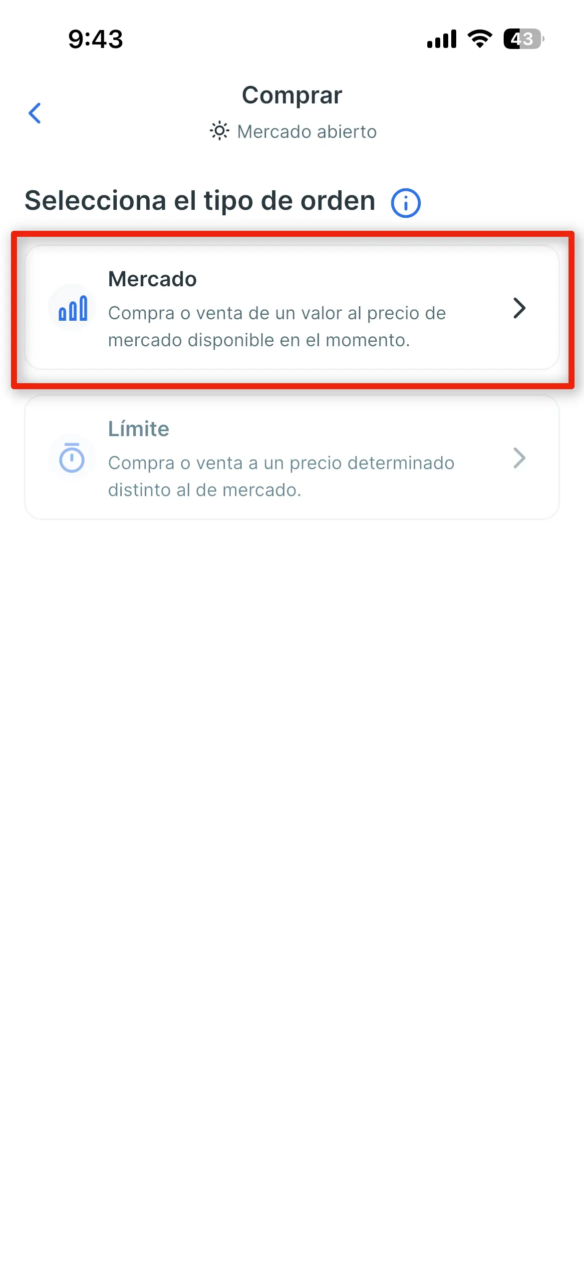 Comprar acciones de Nvidia en Tyba - Paso 6